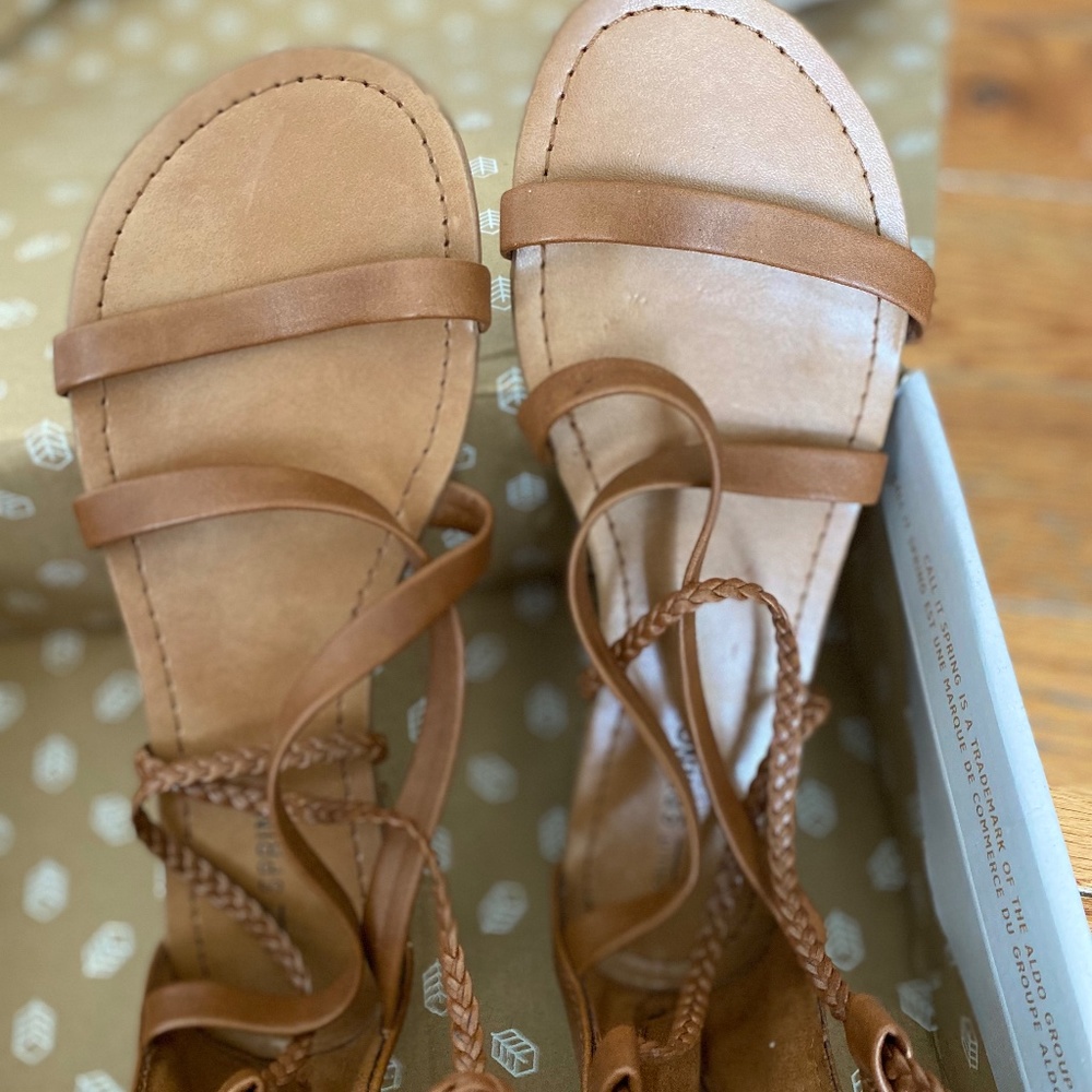 Knee Gladiator Sandals